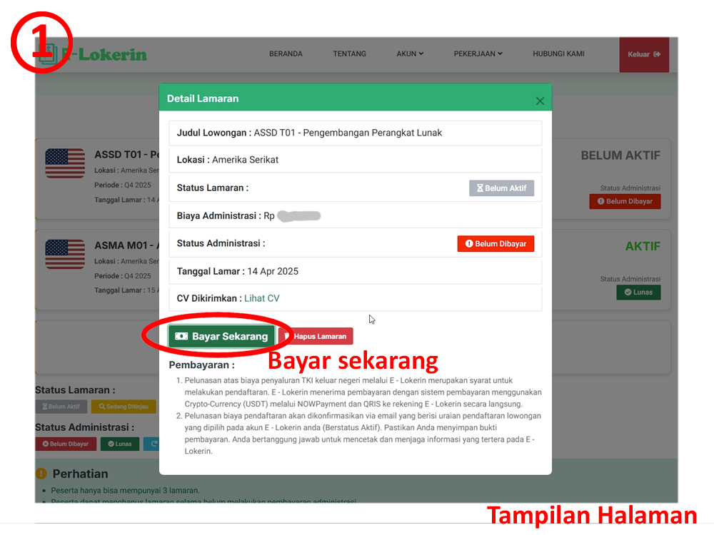 Langkah 1